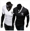 cAMISETA hombres de manga corta con cuello en V